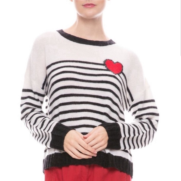 Rails Perci Bretton Heart Striped Sweater Striped - Picture 4 of 12